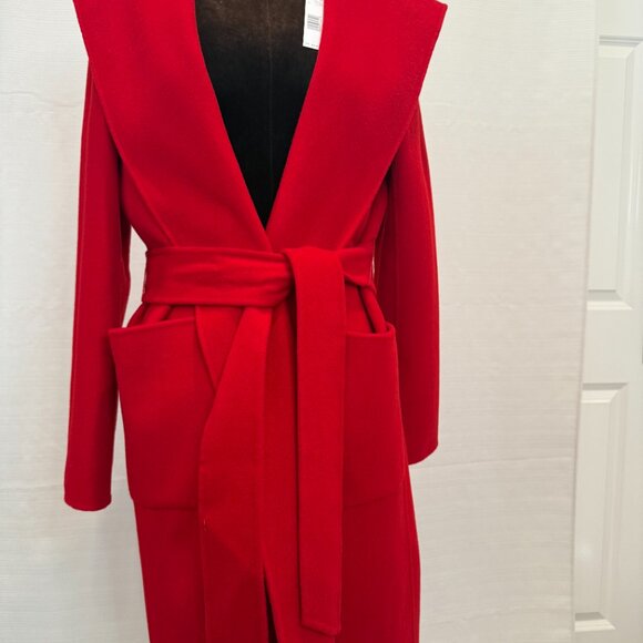 ELI TAHARI BEAUTIFUL KILM RED COAT - Picture 4 of 9